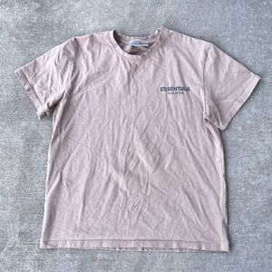 Essentials fear of God mocha brown short sleeve tee t-shirt